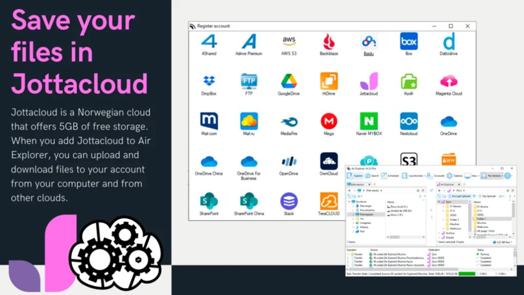 ve your file in jotta cloud