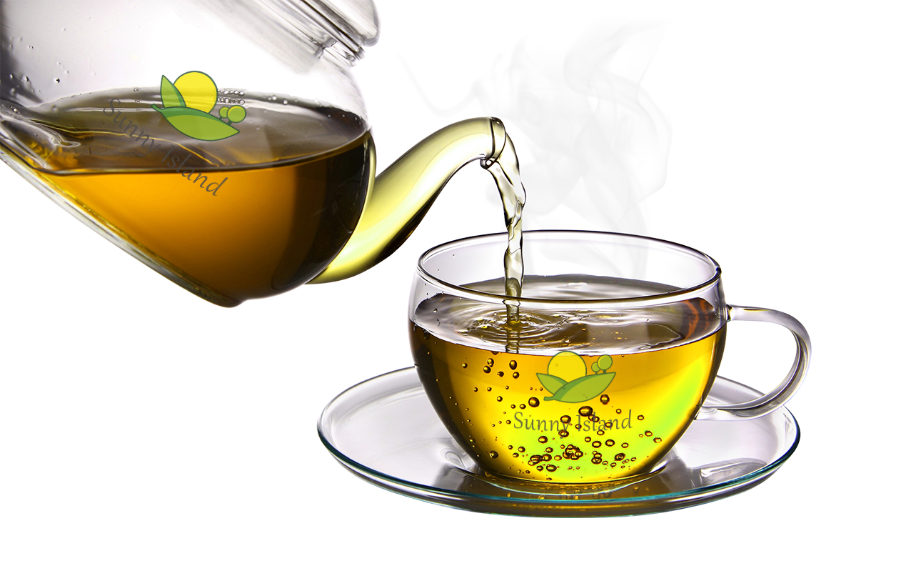 Green Tea Sunny Island Tea Box Individually  HD Free Download