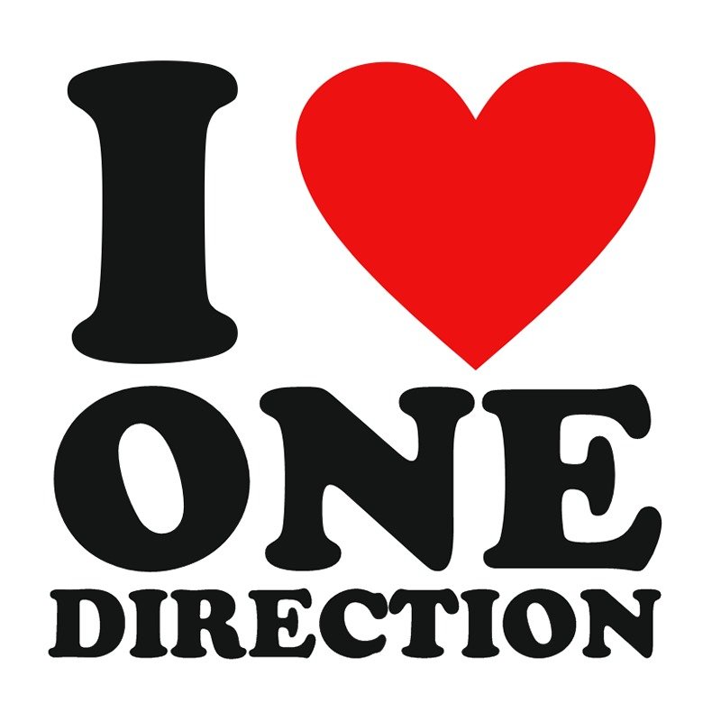 I Love One Direction PNG  HD Free Download