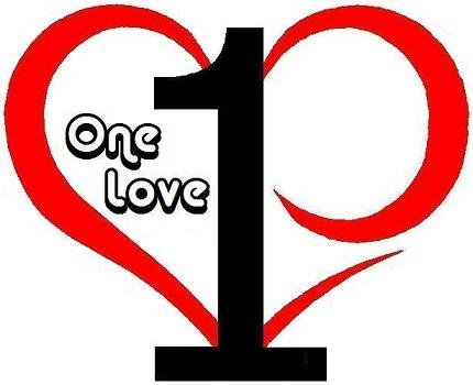 One Love With 1 Black PNG  HD Free Download