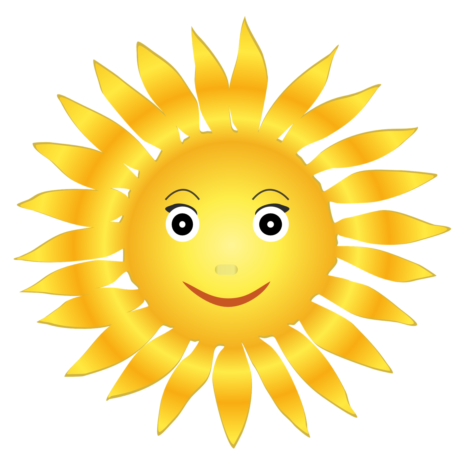 Smiling Sun Picture Transparent Image  HD Free Download