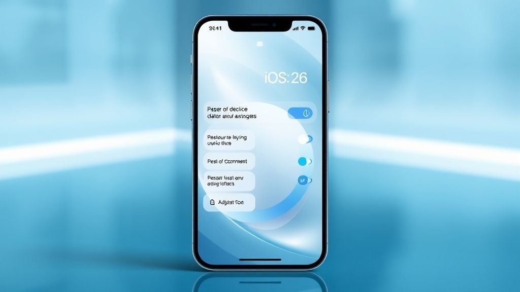 How to reduce the annoying Liquid Glass effects on iOS 26