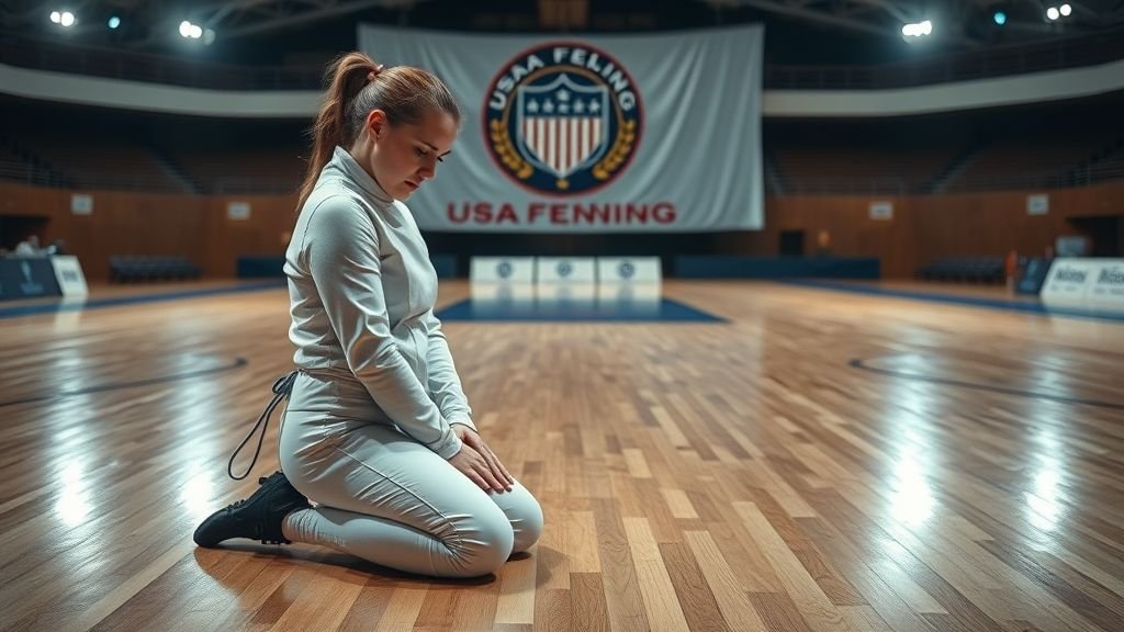 Women's fencer who knelt in protest of trans athlete reacts to USA Fencing reversal of controversial policies